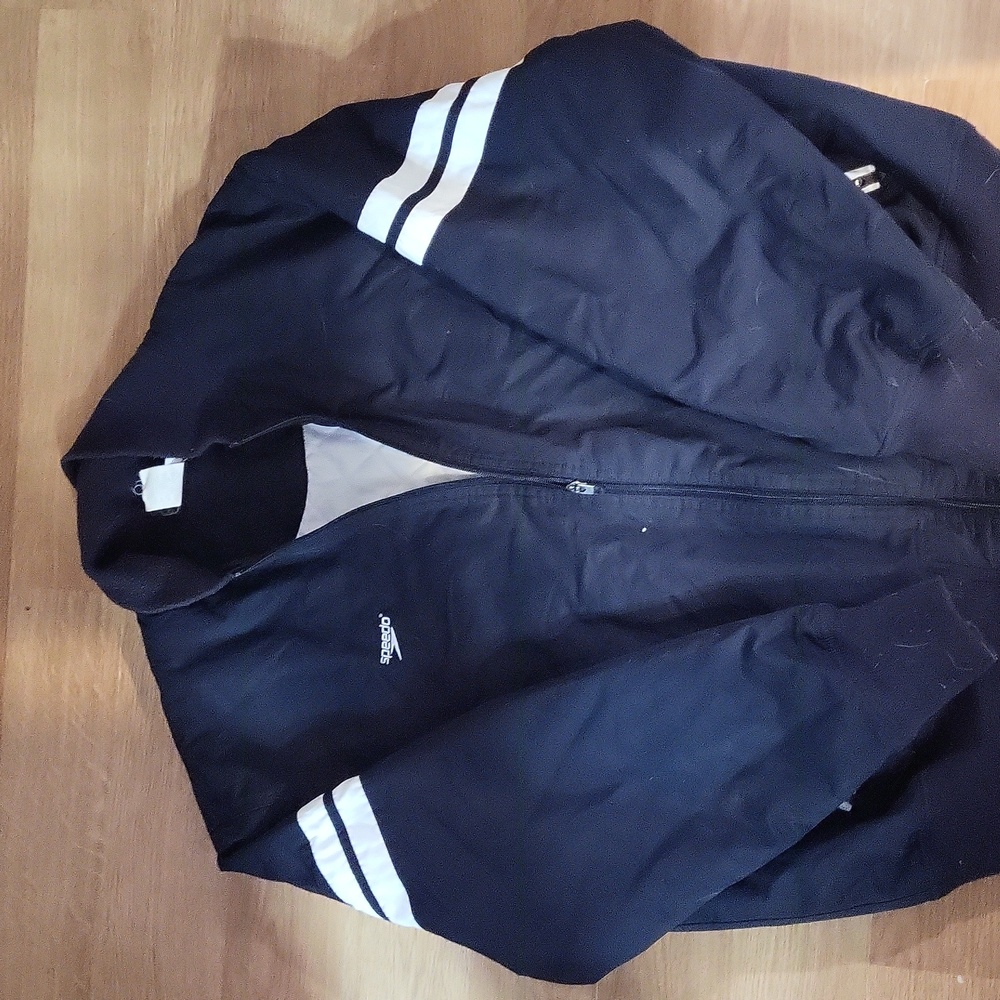 Speedo Black Varsity Jacket Xl
